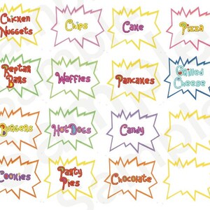Rugrats 90s Themed Food Labels, Printable Download, PDF. - Etsy Ireland