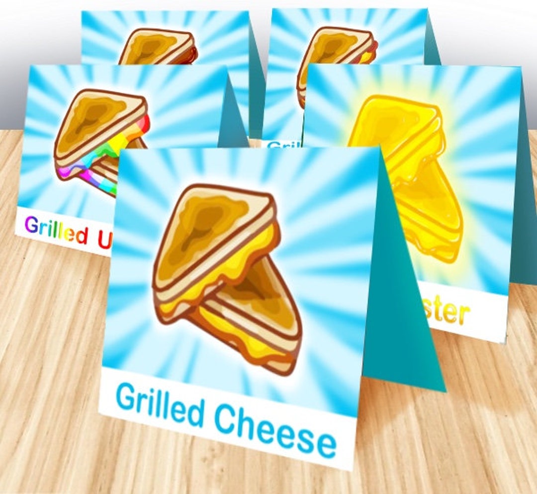 Sims Melt Master Party Food Label Pack - Etsy UK