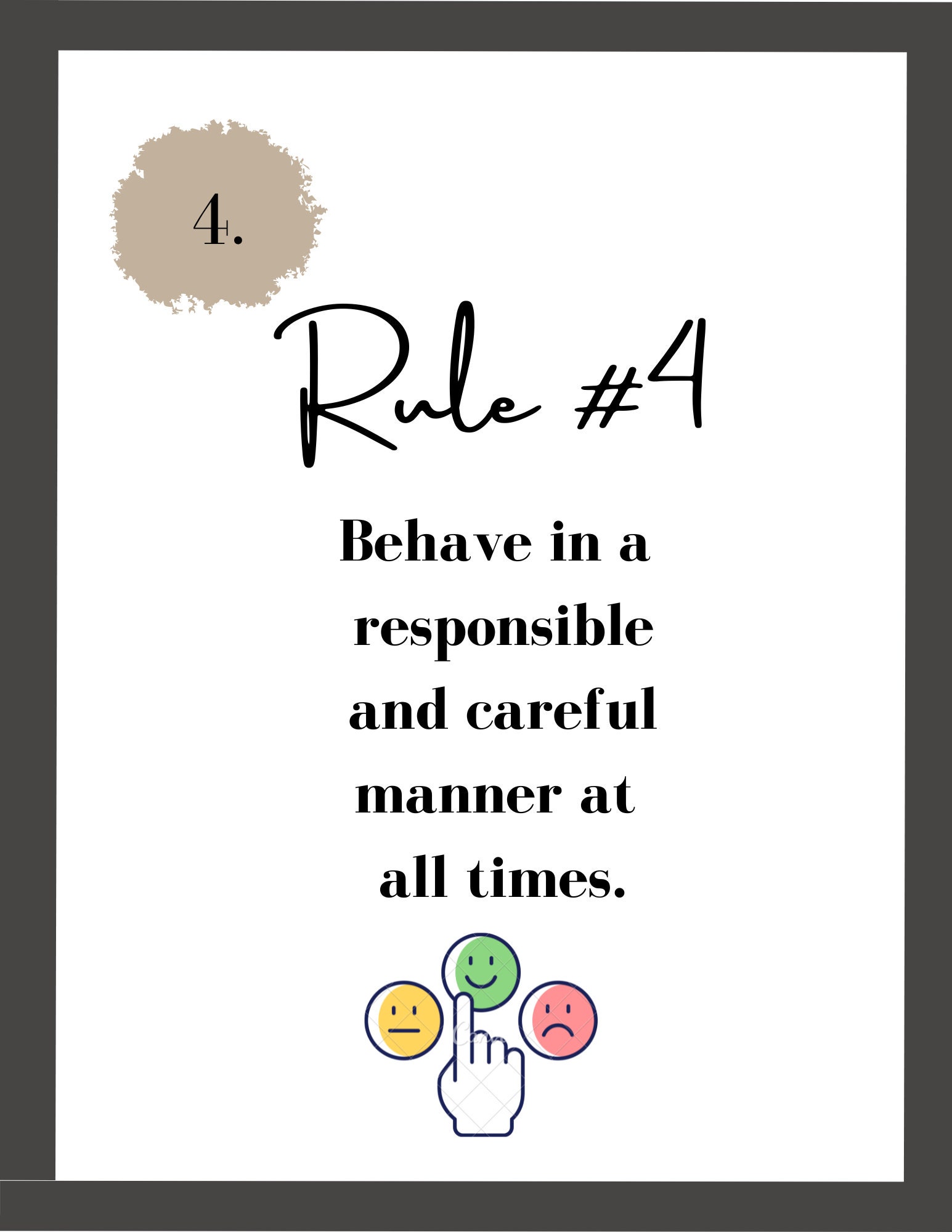 Rules Lr Lab Safety Rules - Etsy