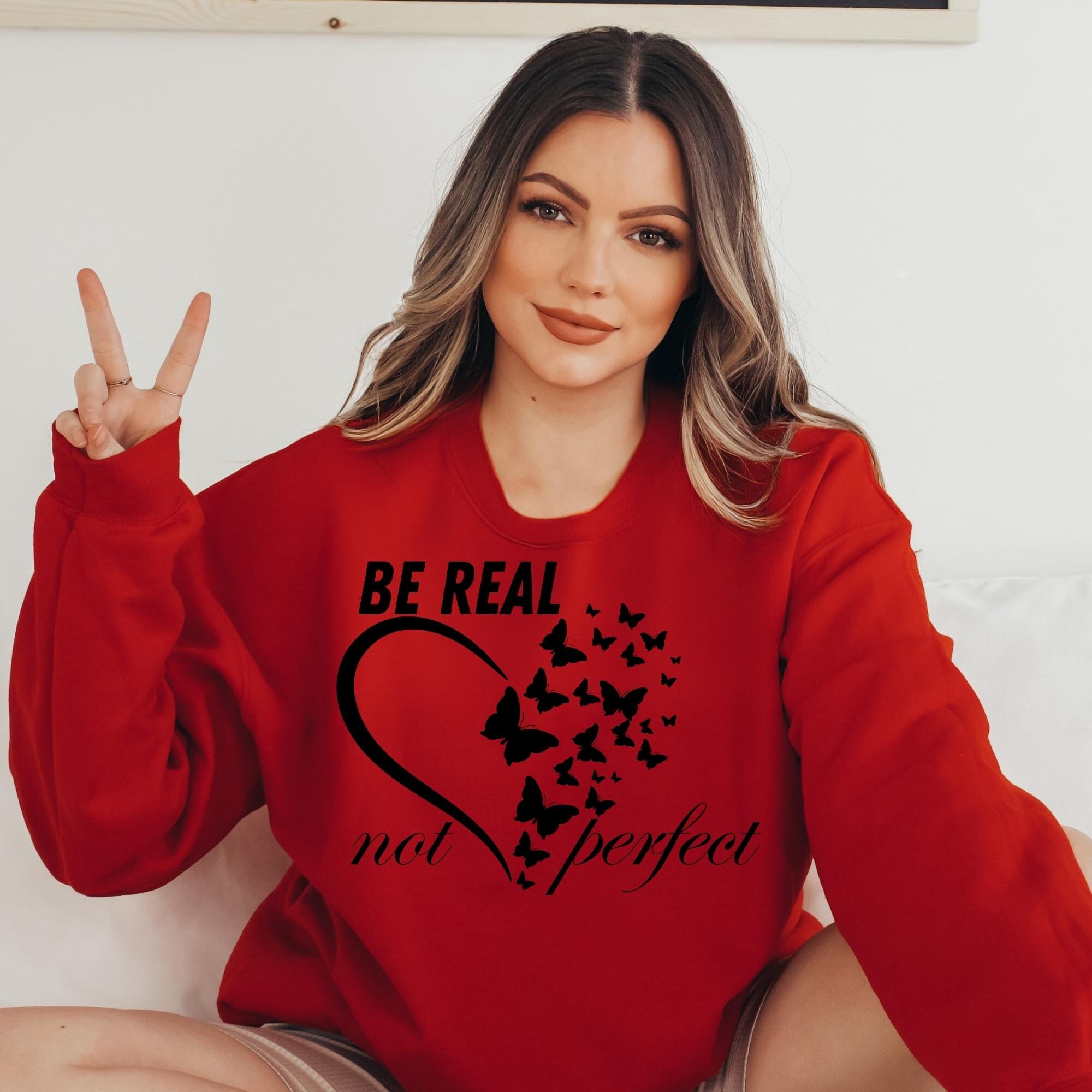 Be Real Not Perfect SVG PNG, Svg Cut Files for Cricut, Self Love Svg ...