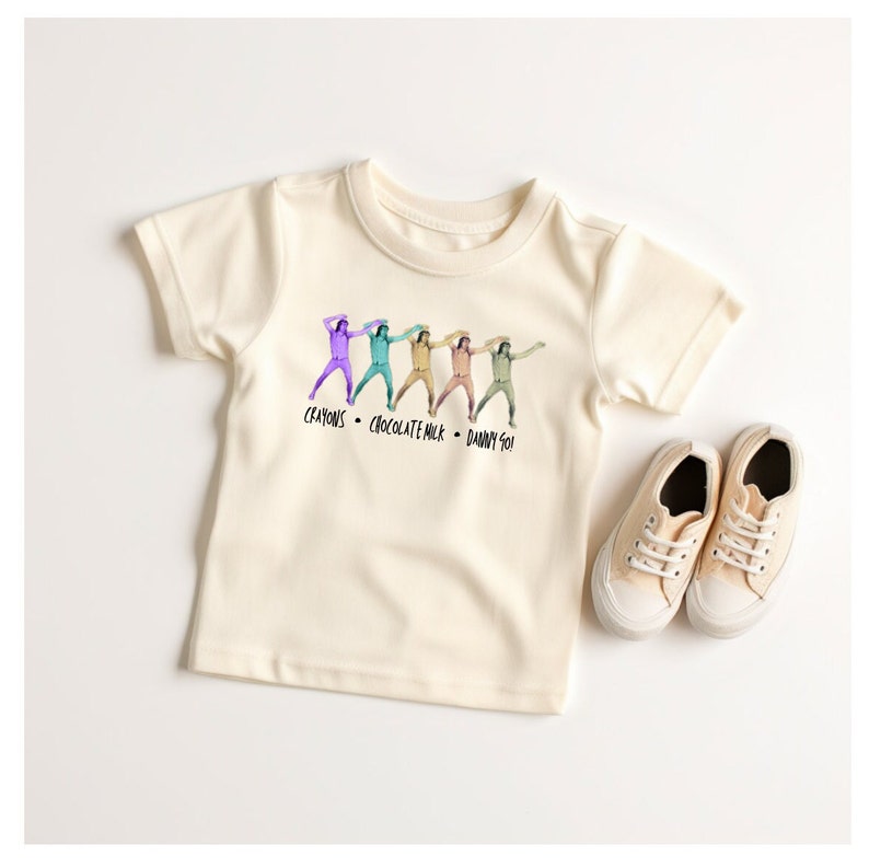 Danny Go, Crayons, Chocolate Milk, Danny Go, Bella Canvas Toddler Short Sleeve Tee image 1