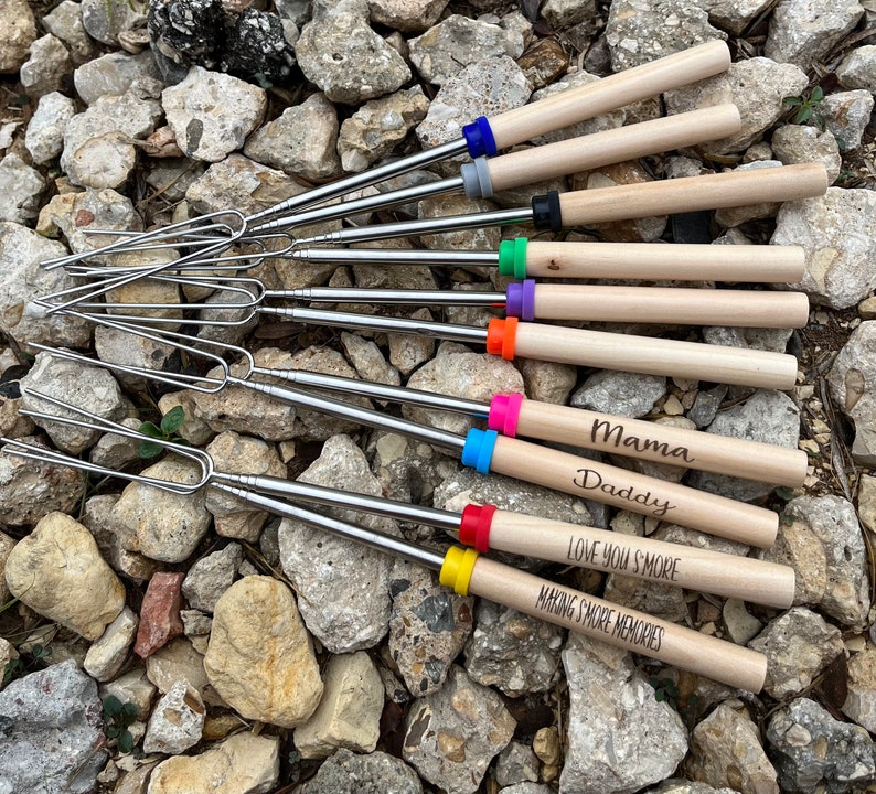 Camping S'mores Sticks, Personalized S'mores Sticks , Valentine ...
