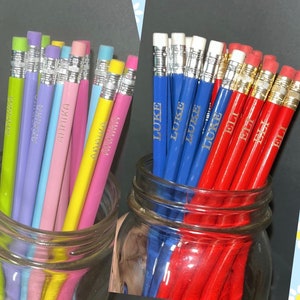 Back to School, Personalized Pencils, Custom Engraved Gift Back to School, Gift, Birthday, Teacher gift, Teacher Appreciation
