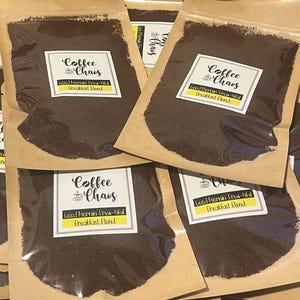 Sample Size Ground Coffee - Breakfast Blend / Medium Roast Blend / Coconut & French Vanilla Blend