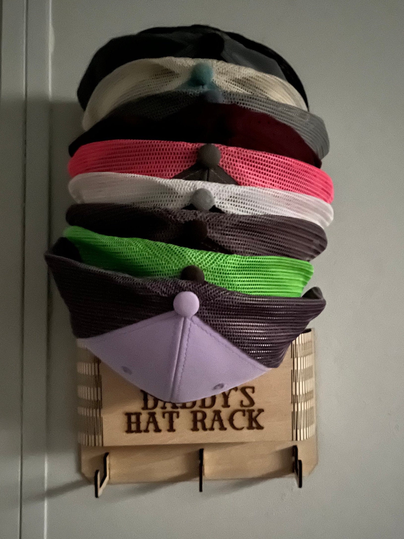 Daddys Hat Rack Holder / Fathers Day Gift - Etsy