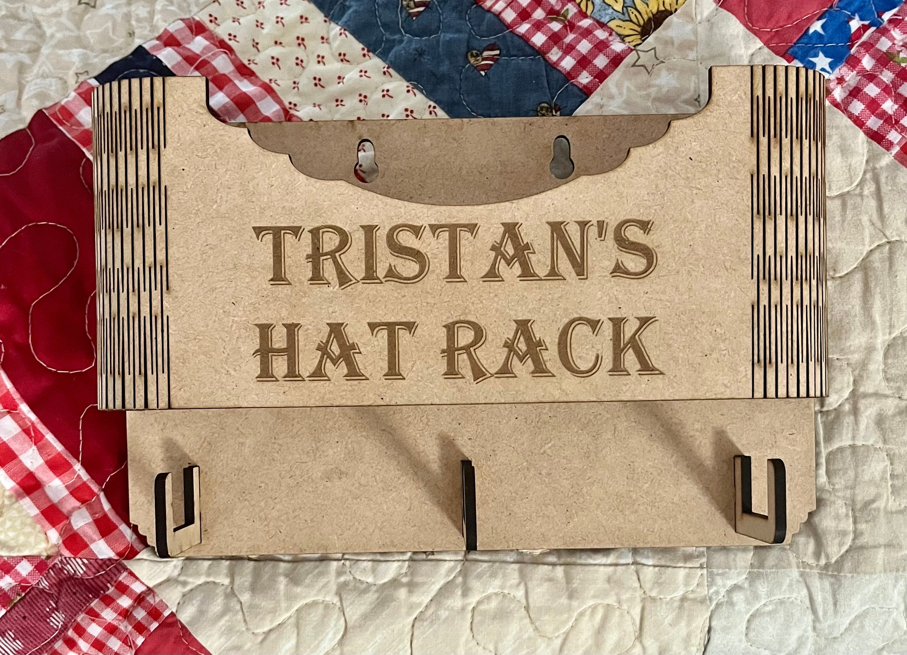 Daddys Hat Rack Holder / Fathers Day Gift - Etsy