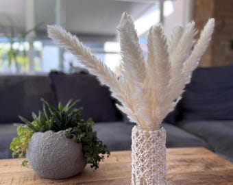 Makramee Trockenblumenvase „Anne“