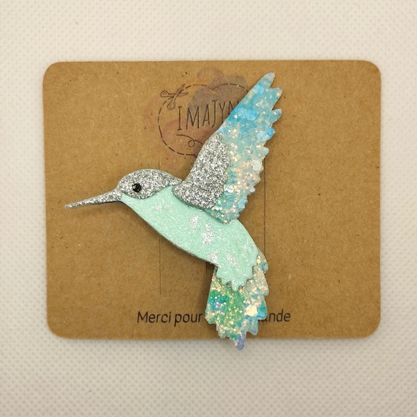 Broche colibri