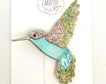 Broche colibri