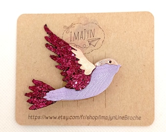 Bird brooch