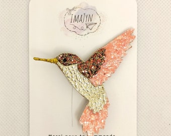 Broche colibri