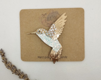 Broche colibri