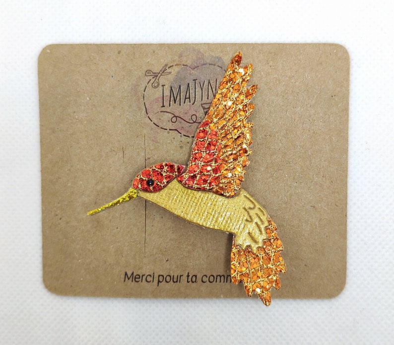 Broche colibri image 1