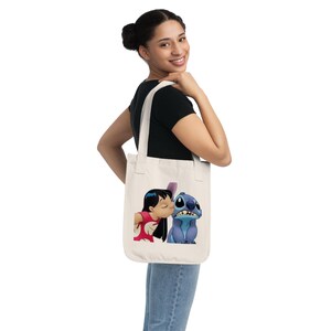 Cute shopping bag Beach bag Shopping bag Shopping bag Lilo & Stitch Organic Canvas Bag