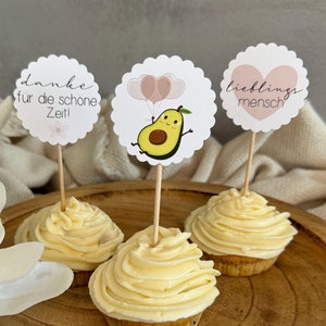 Lieblingsmensch - Cupcaketopper - Caketopper - Muffins - Geburtstag - Jahrestag - Hochzeitstag - Fest - Glückwunsch - alles Gute - Freunde