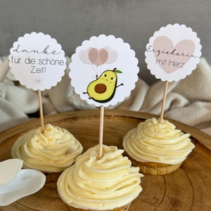 Erzieherin - Cupcaketopper - Caketopper - Muffins - Geburtstag - Danke - Abschied - Kindergarten - Geschenk - Idee - Kita - Familie - Schule