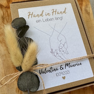 Geldgeschenk Hochzeit personalisiert Hochzeitsgeschenk Brautpaar Hochzeit Brautpaar Geschenkverpackung Karte Liebe