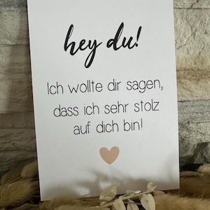 Karte bestandene Prüfung Abschluss neuer Job Neuanfang stolz auf dich Freundschaft Liebe Paare bessere Hälfte Lieblingsmensch du ich wir
