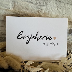 Karte Erzieherin Tagesmutter Kinder Betreuen Kita Kindergarten Schulanfang Geschenk Dankeschön