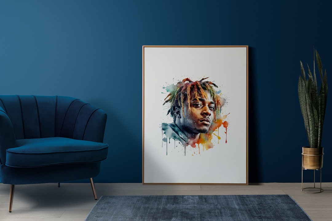 Juice WRLD Hi-res PRINTABLE FILE Digital Art Portrait - Etsy