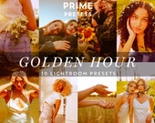 10 GOLDEN Hour LIGHTROOM PRESETS Mobile Presets Warm Presets Sunset Presets Instagram Filter Aesthetic Wedding Filter Best Presets Desktop