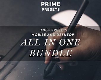 400+ LIGHTROOM All in One Preset Bundle Mobile & Desktop Presets, Dark and Moody, Cinematic Mega Collection, trending 2025
