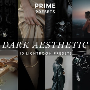 10 Dark Aesthetic Lightroom Presets Moody Presets Dark Presets Goth Girl Aesthetic Presets Instagram Presets Dark Mood Filter