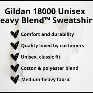 details for Gildan 18000 Unisex Sweatshirt