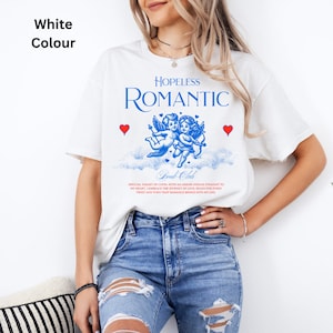 Hopeless Romantic Book Club T-Shirt, Romance Book Shirt, Bookish Romance Tee, Romance Girlie Tee, Romance Reader Book T-Shirt, Unisex Tee