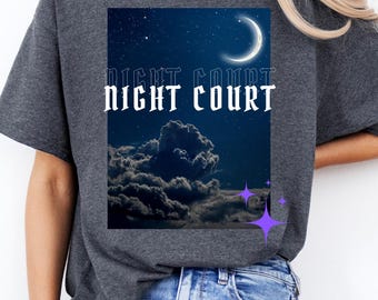 ACOTAR Night Court Velaris T-Shirt, koszulka unisex inspirowana Sarah J Maas