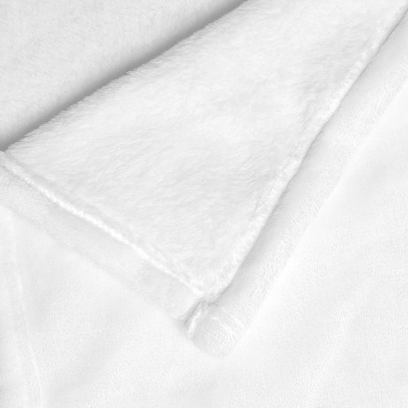 Baby Blue Baby Elephant Nursery Themed Velveteen Plush Blanket Swaddling Throw Lap Twin