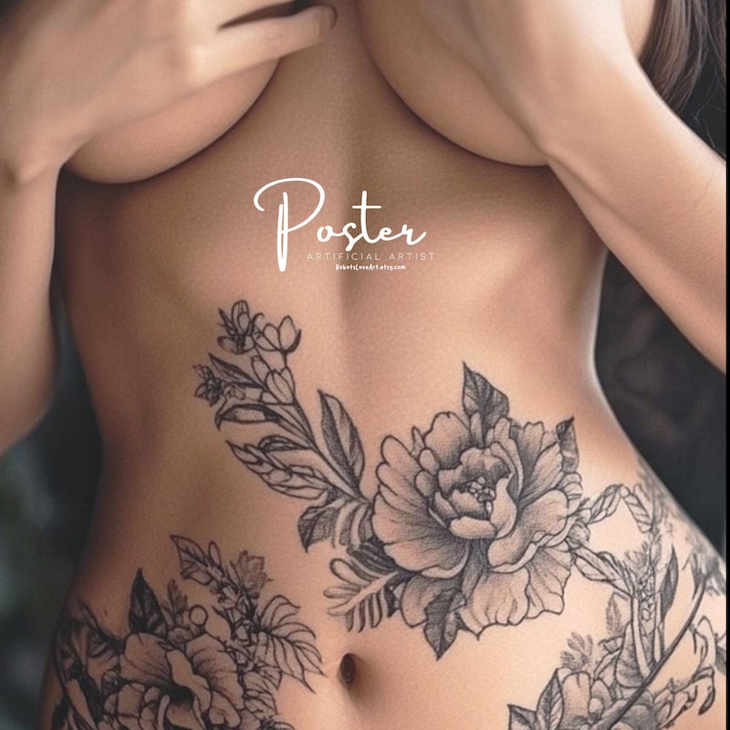Naked Women Tattoos - Etsy