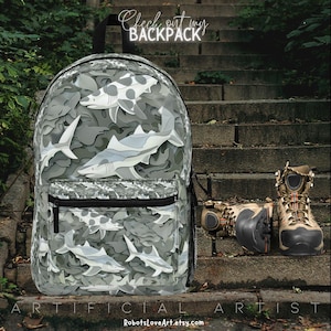 Cute camo backpack online