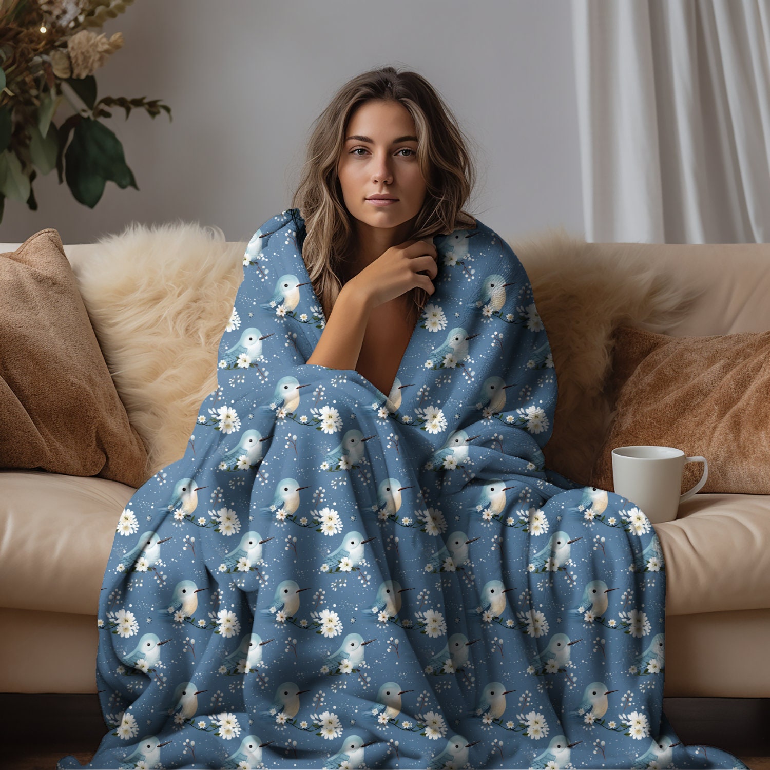 Ryan Reynolds Photo Collage Throw Blanket Soft Plush Plaid Decorative  Blankets