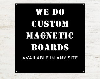 Custom Magnet Display Board, Large Magnetic Bulletin Board, Notice Board, Magnet Board For Wall