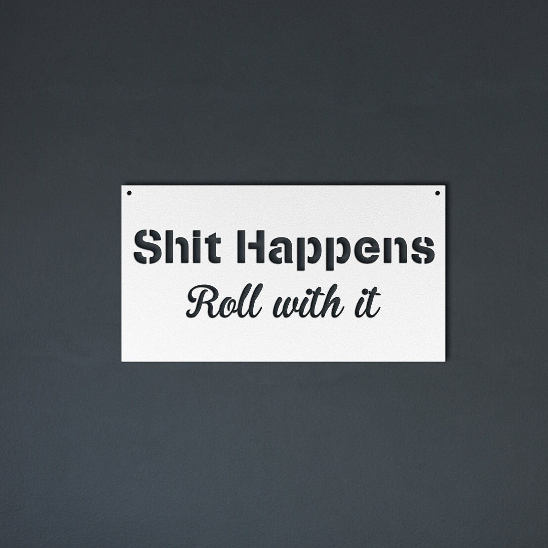 Metal Bathroom Sign, Funny Bathroom Signs, Hilarious Toilet Wall Art ...