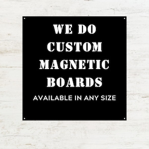 Personalized Magnet Board, Large Magnetic Bulletin Board, Notice Board, Magnet Board For Wall, Travel Keepsake, Gift For Travelers,