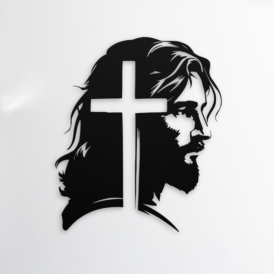 Jesus Christ Cross Sign, Metal Catholic Jesus Love Cross, Jesus With A ...