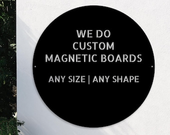 Metal Board, Custom Board for Travel Magnets, Travel Magnet Board, Large Display Board, Bulletin Board, Announcement Board
