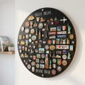 Travel Magnet Board, Metal Board, Custom Board for Travel Magnets Keepsake, Large Display Board, Travel Theme Decor, Travel Memory Gift product logo