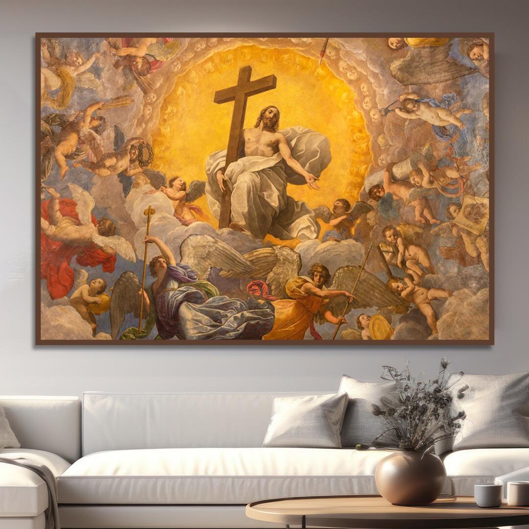 The Triumph of Christ Canvas Print | Jesus Painting, Christian ...