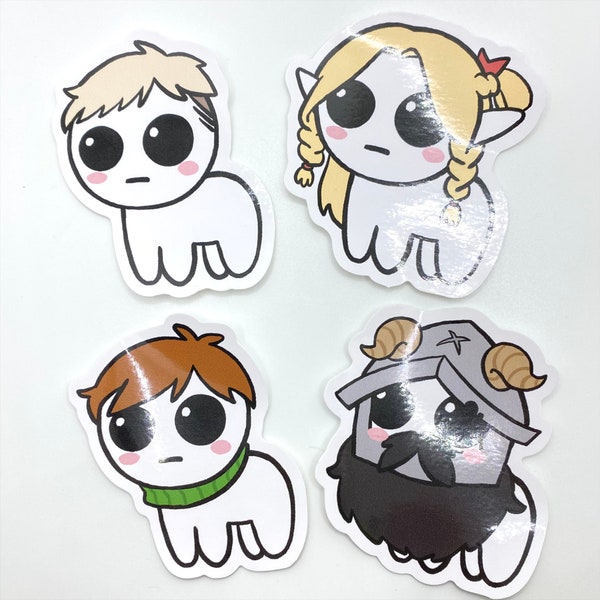 Dungeon Meshi Yippee Autism Creature Stickers