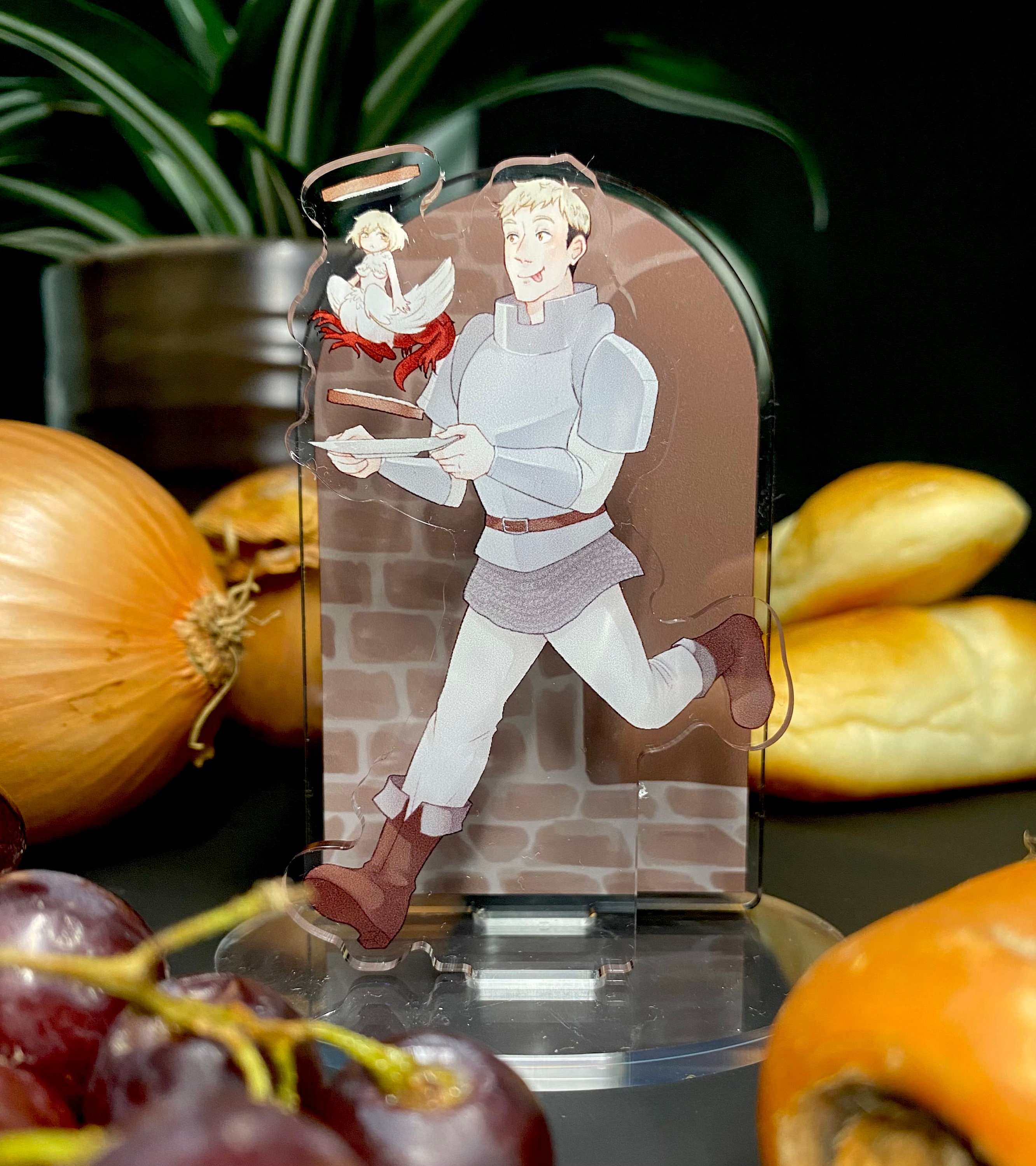 Dungeon Meshi Laios Falin Sandwich Acrylic Standee