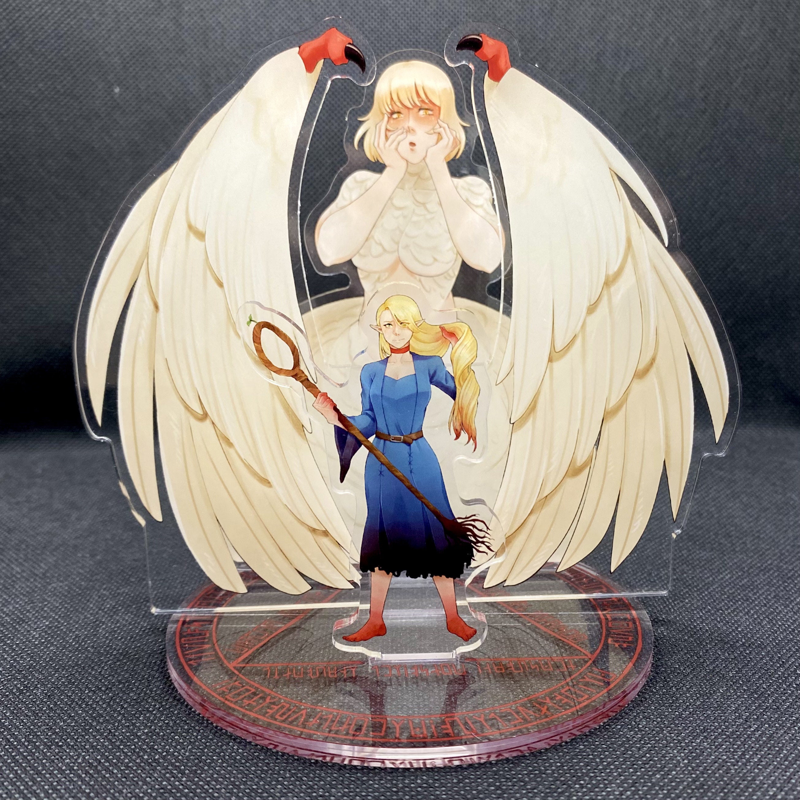 Chimera Falin and Marcille Dark Magic Circle Standee - Etsy