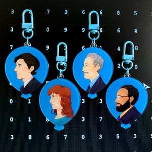 Severance MDR Double-sided 2.5&quot; Acrylic Keychain - Innie and Outie