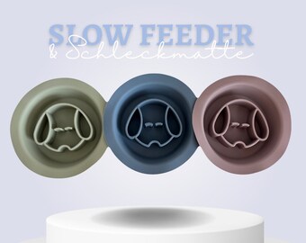 Slow feeder dog | Various colors | Lick mat for dogs and cats | Lick mat dog | Licki Mat | Feeding station | Dog toy |