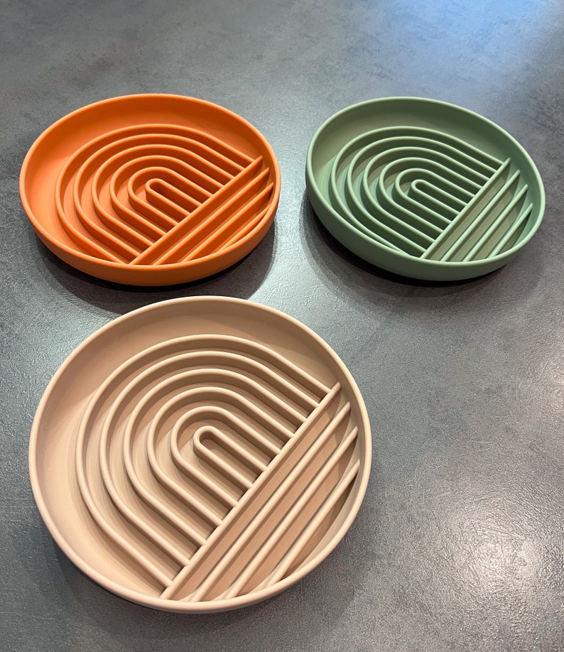 Slow Bowl, Lick Mat for Dogs and Cats, Dog Lick Mat, Licki Mat, Feeding