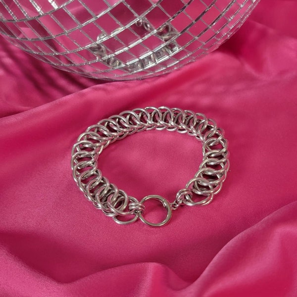 Lennox Bracelet | Lightweight Chain mail Bracelet | Custom Silver Handmade Jewelry | Non Tarnish Jewelry | Unisex Gifts