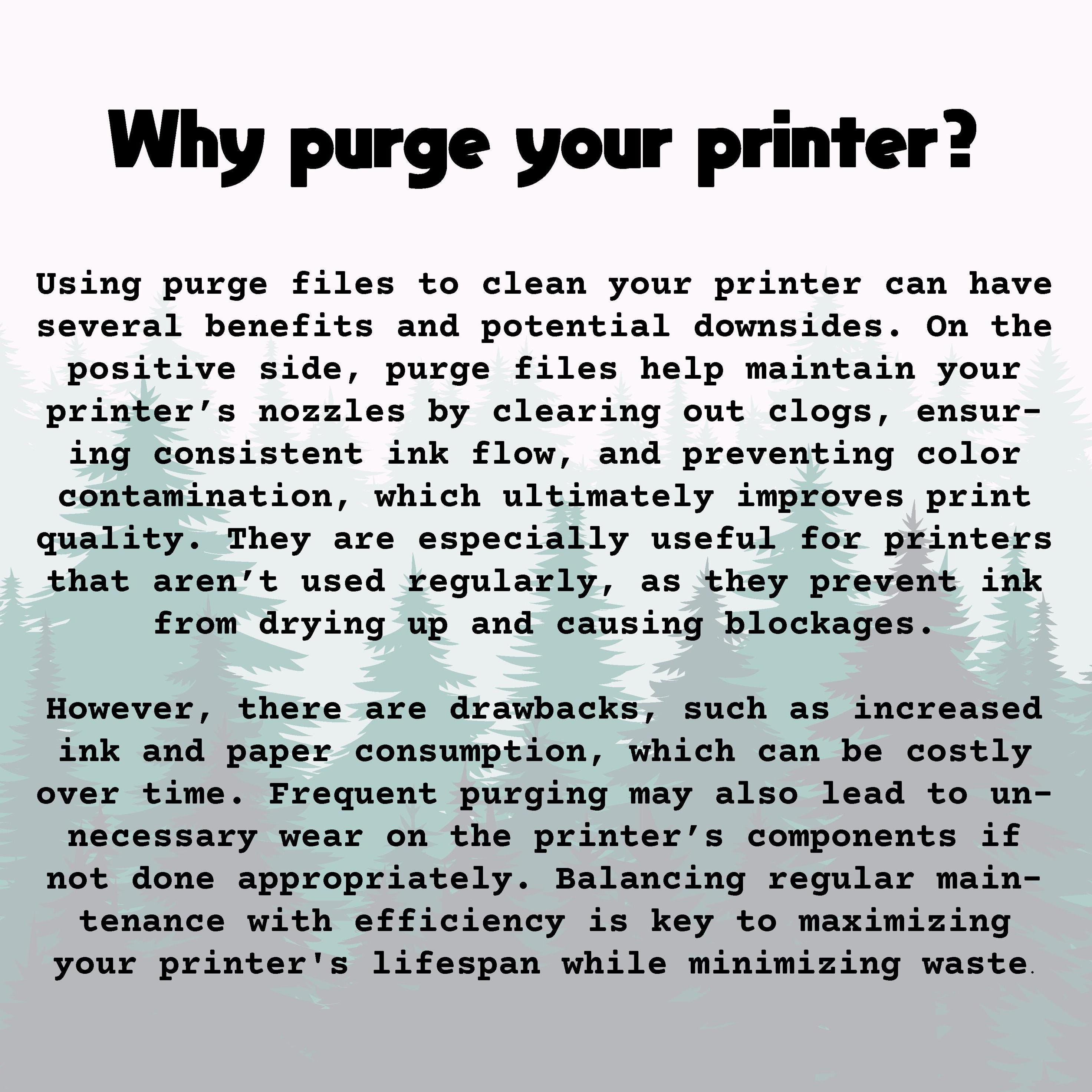 CMYK Printer Purge File - Luna's Design Tools - Etsy