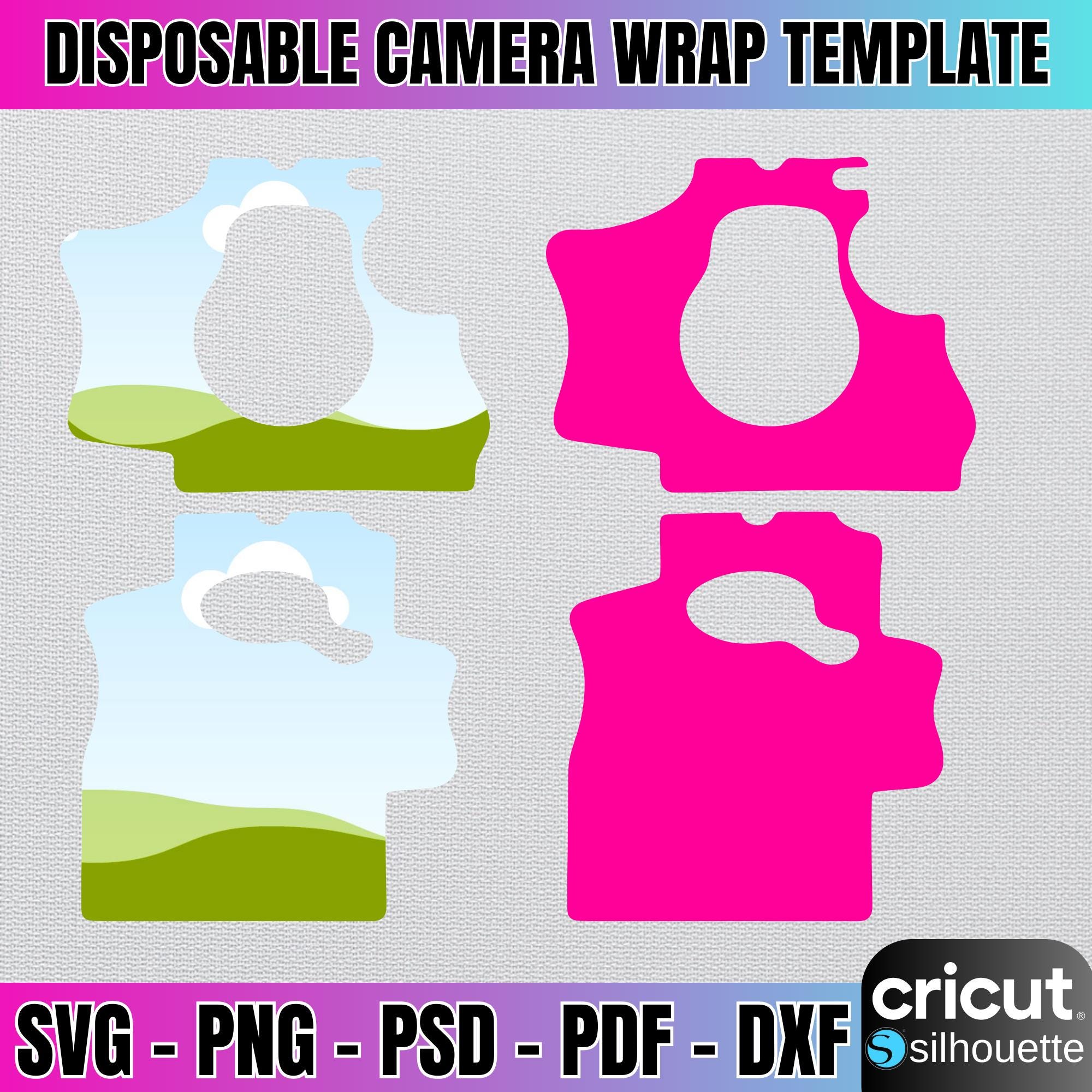 Funsaver Camera Wrap Template, DIY Camera Cover (digital Download - Svg ...